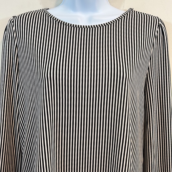 Ann Taylor Striped 3 Button Cuff Shirt Size S - Picture 2 of 8